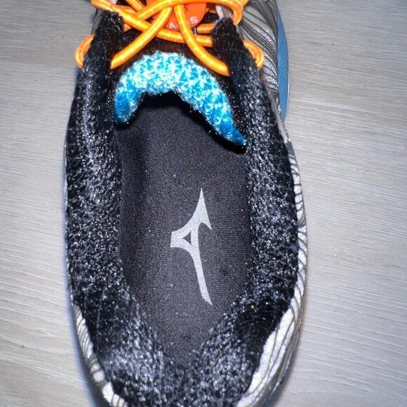 Mizuno Wave Paradox 4 White/Black/Orange/Blue Women's 6.5 - Picture 8 of 10